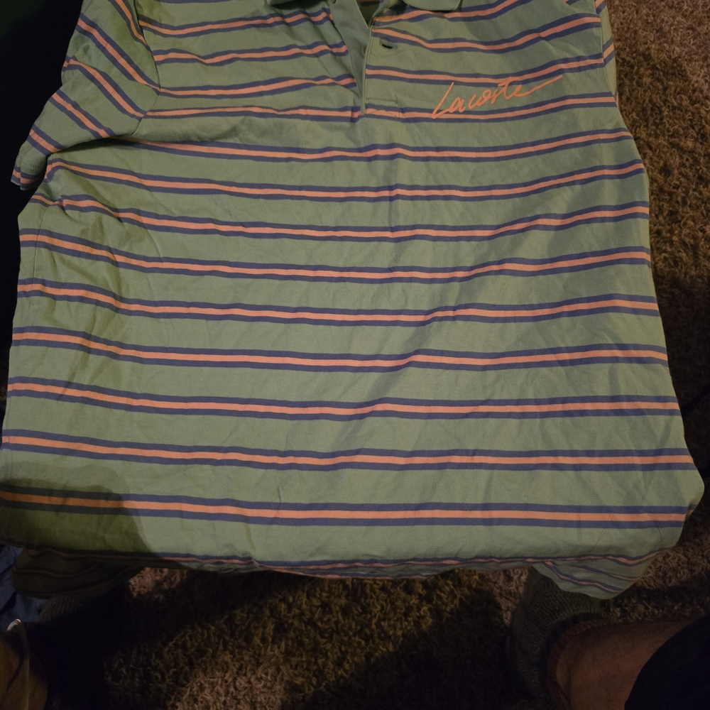 Lacoste Striped Polo Shirt